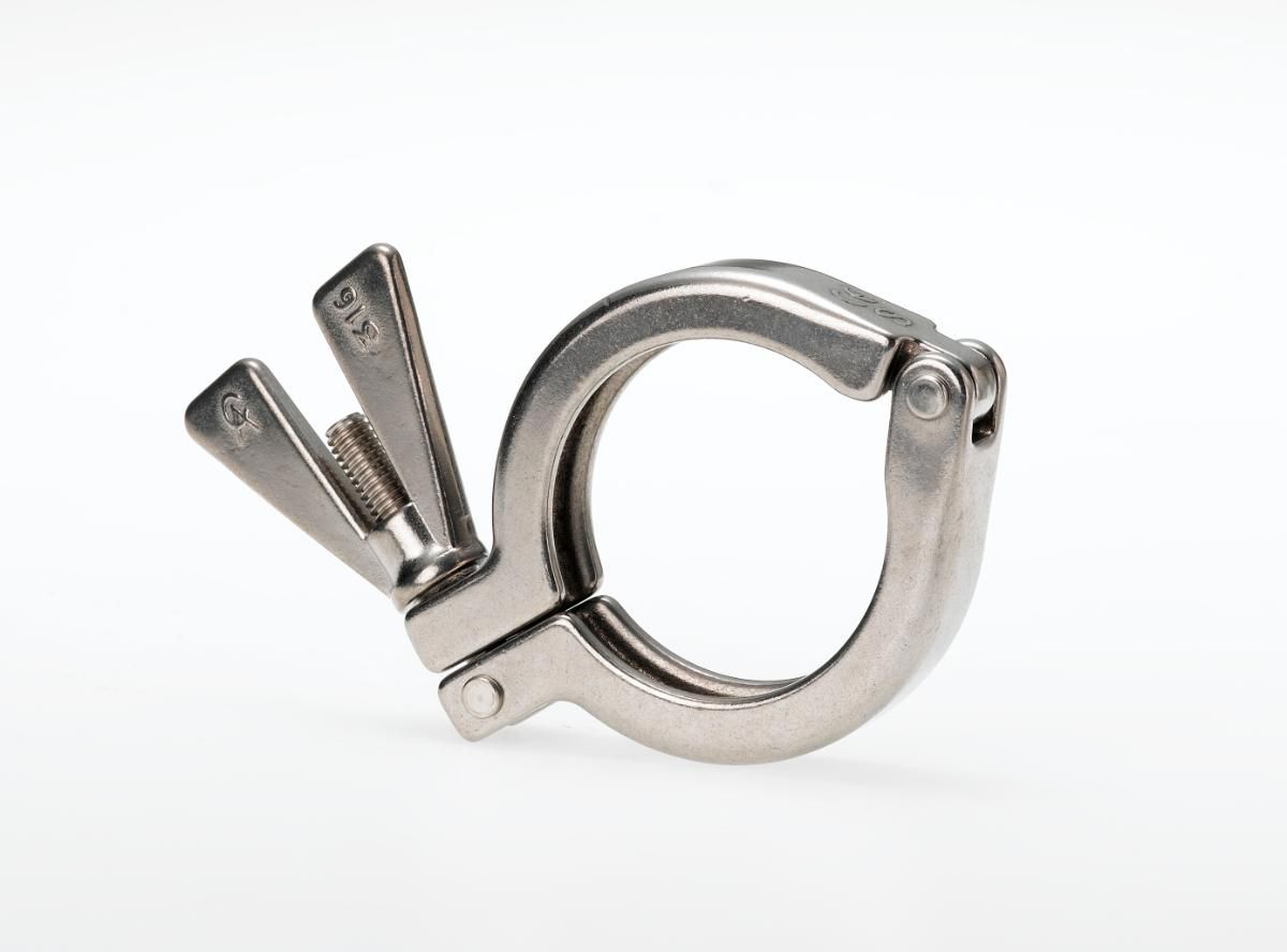 Clamp type SH 316l 4" 101,6-104. Flange 119 mm