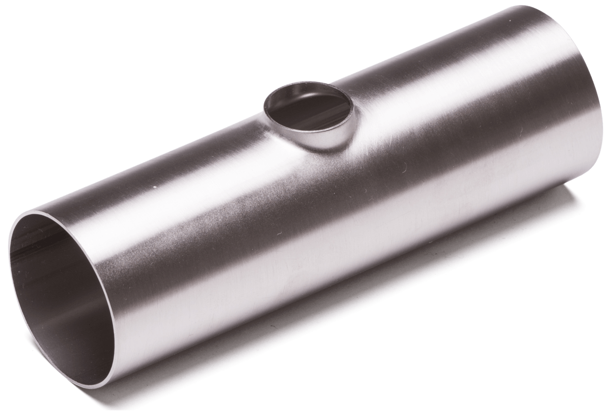 T-stykke iso reduktion 316l bejds ø101,6/63,5x2,0