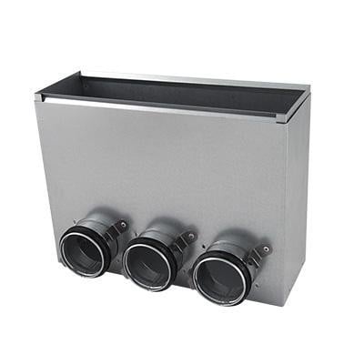 Gulvboks til rist pgfu 300x100 med 2 tilslutninger ø80 - Lindab Ventilation - Gulvboks til rist pgfu 300x100 med 2 tilslutninger ø80 - Billede 2