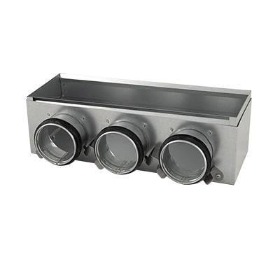 Vægboks til rist pgwu 300x100 med 1 tilslutning ø80 - Lindab Ventilation - Vægboks til rist pgwu 300x100 med 1 tilslutning ø80 - Billede 2