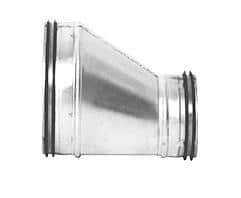 Lindab Reduktion lang excentrisk RLU 160X100 nippel/nippel - Lindab Ventilation - Lindab Reduktion lang excentrisk RLU 160X100 nippel/nippel