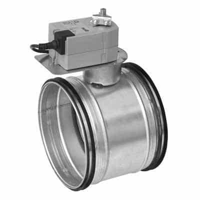Lindab afspær spjæld DTBCU 250 230V on-off - Lindab Ventilation - Lindab afspær spjæld DTBCU 250 230V on-off