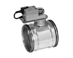 Lindab afspær spjæld DTBU 125 u/motorforberedt f/ Belimo-motor - Lindab - Lindab afspær spjæld DTBU 125 u/motorforberedt f/ Belimo-motor