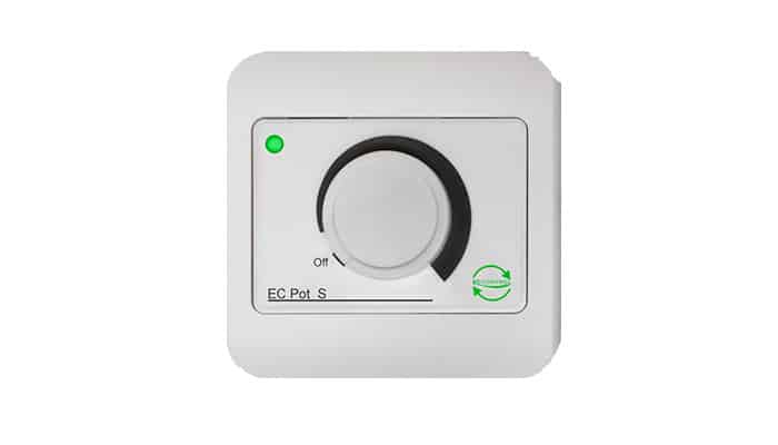 Lindab potentiometer POT41640 med afbryder til EC motorer