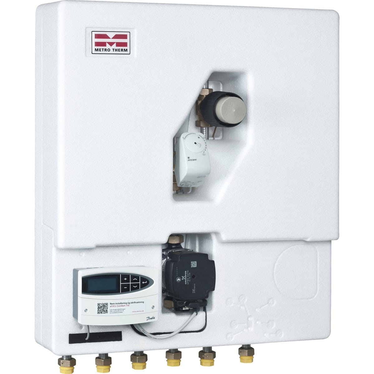 METRO THERM fjernvarmeunit System 4 Slimline - Metro Therm - METRO THERM fjernvarmeunit System 4 Slimline - Billede 3