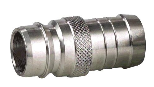 NITO 3/4" Rustfri Koblingsnippel med 3/4" slangenippel