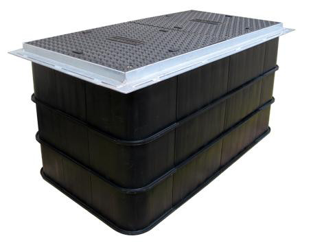 Jordvarmebrønd 900x450 mm - modula - Nordisk Wavin - Jordvarmebrønd 900x450 mm - modula - Billede 2