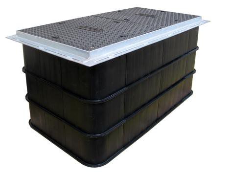 Jordvarmebrønd 900x450 mm - modula - Nordisk Wavin - Jordvarmebrønd 900x450 mm - modula