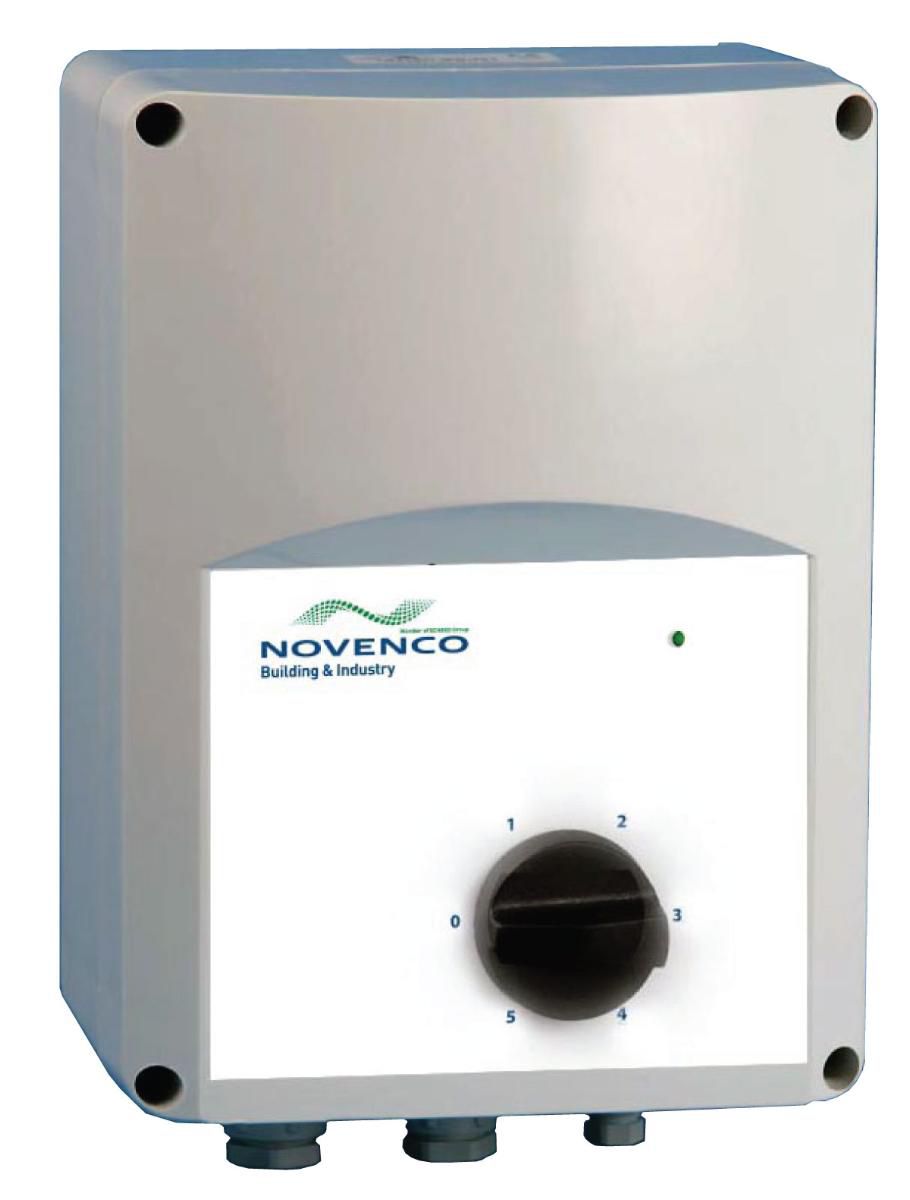 Novenco regulator 5-trin med afbr 1,5A - Novenco - Novenco regulator 5-trin med afbr 1,5A