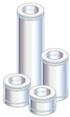 Skorsten Multi50 150 x 1000 mm - P.A.Kierulff - Skorsten Multi50 150 x 1000 mm