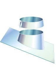 Metalbestos multi50 inddækning ø230/130 5-32° alu - P.A.Kierulff - Metalbestos multi50 inddækning ø230/130 5-32° alu