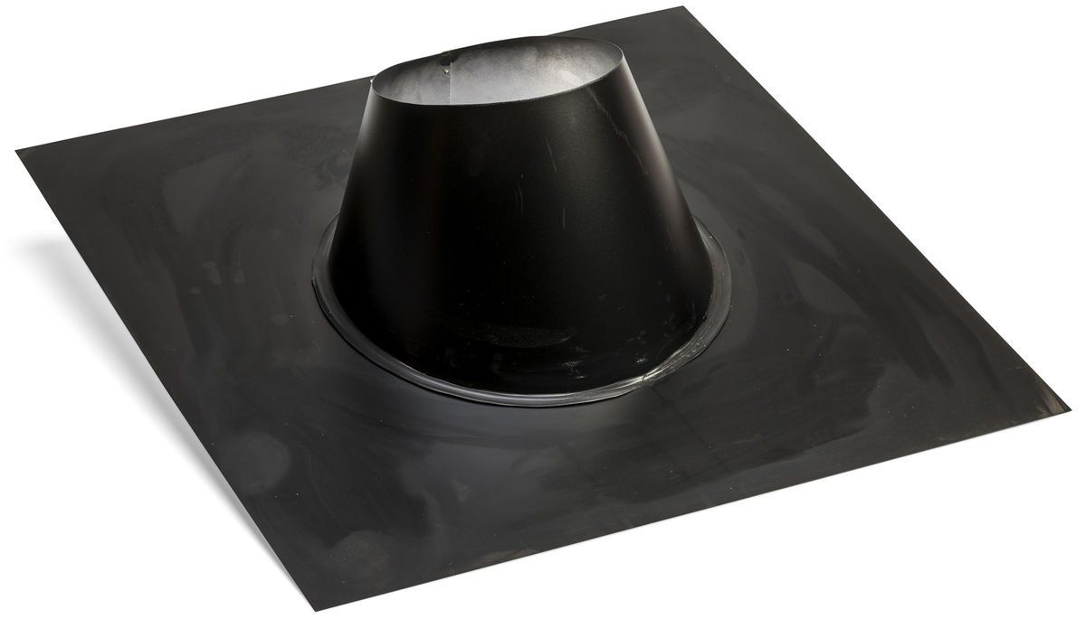Metalbestos wood inddækning ø230/130 33-45° alu - P.A.Kierulff - Metalbestos wood inddækning ø230/130 33-45° alu