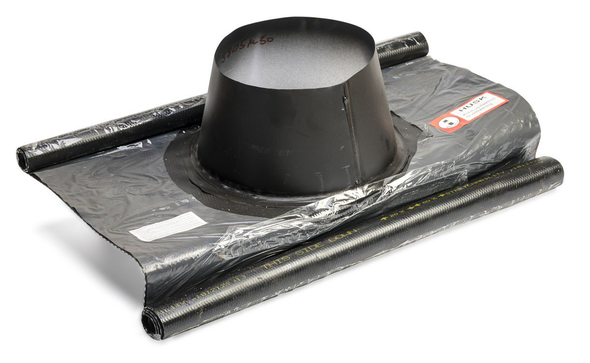 Metalbestos wood inddækning ø230/130 0-5° flex - P.A.Kierulff - Metalbestos wood inddækning ø230/130 0-5° flex