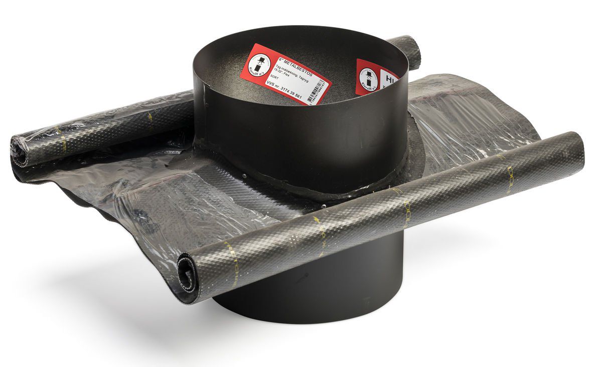 Metalbestos wood tagryg ø250/150 15-32° flex - P.A.Kierulff - Metalbestos wood tagryg ø250/150 15-32° flex