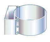 Metalbestos multi50 vægforankring ø230/130 afstand 100 mm - P.A.Kierulff - Metalbestos multi50 vægforankring ø230/130 afstand 100 mm