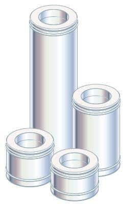 Skorsten Multi50 150 x 1000 mm - P.A.Kierulff - Skorsten Multi50 150 x 1000 mm - Billede 2