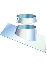 Metalbestos multi50 inddækning ø230/130 5-32° alu - P.A.Kierulff - Metalbestos multi50 inddækning ø230/130 5-32° alu - Billede 2