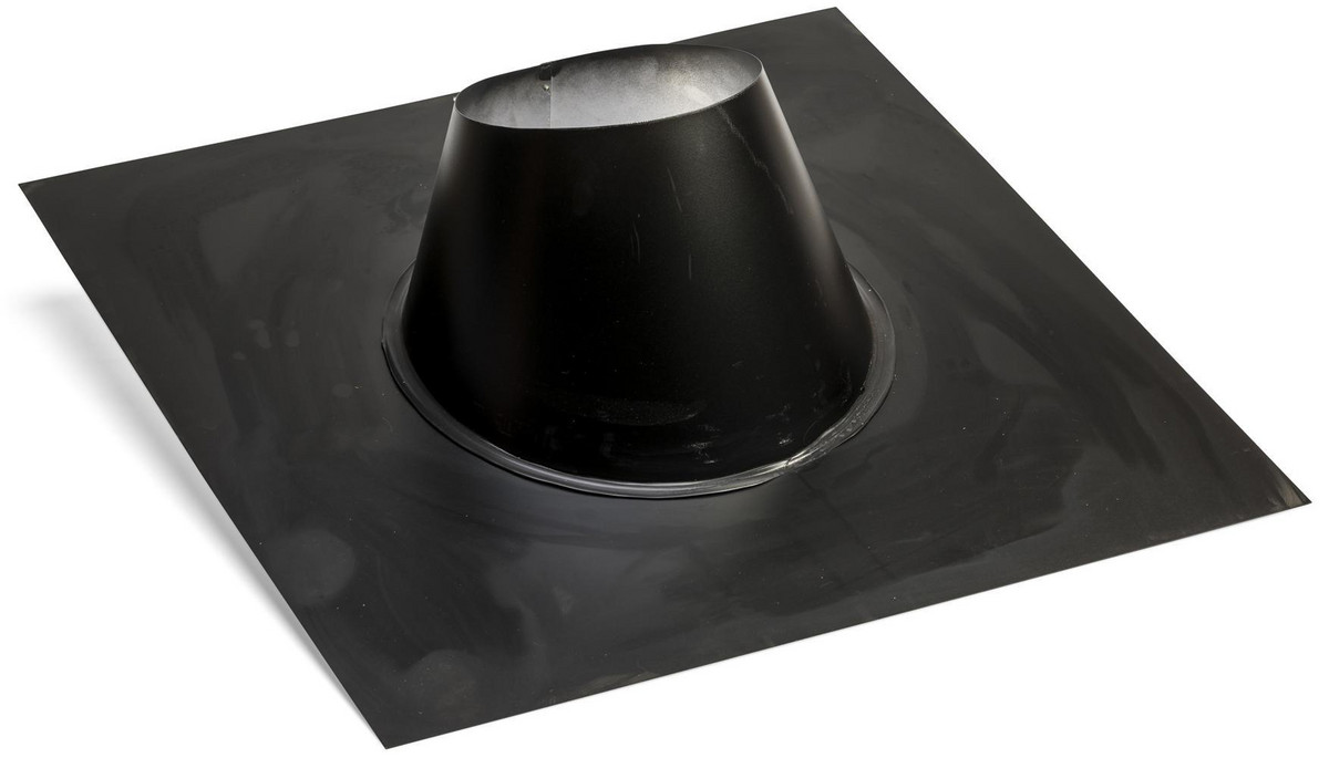 Metalbestos inddækning ø230/130 5-32° alu sort - P.A.Kierulff - Metalbestos inddækning ø230/130 5-32° alu sort - Billede 2