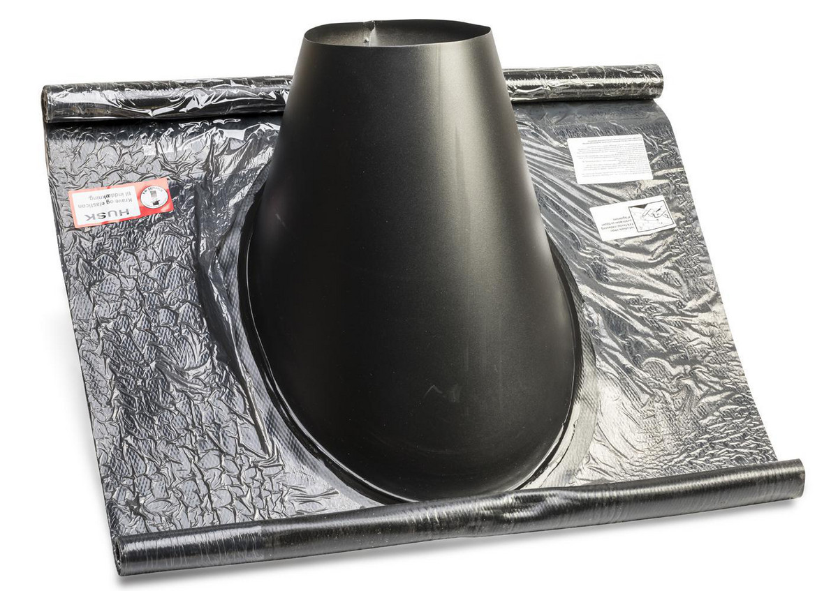 Metalbestos inddækning ø250/150 46-63° flex sort - P.A.Kierulff - Metalbestos inddækning ø250/150 46-63° flex sort - Billede 3
