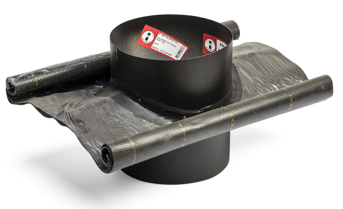 Metalbestos wood tagryg ø250/150 15-32° flex - P.A.Kierulff - Metalbestos wood tagryg ø250/150 15-32° flex - Billede 3