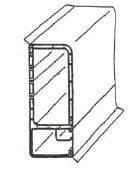 Rørpanel gabotherm 4 m med elkanal hvid