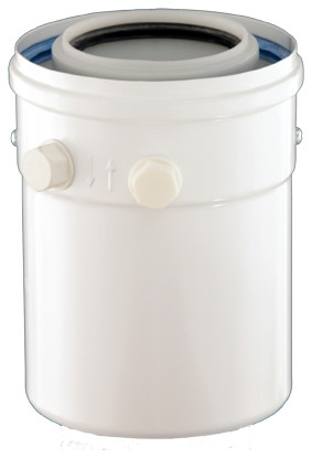 Connext aftræk 80/125 mm kobling med målepunkt - P.A.Kierulff - Connext aftræk 80/125 mm kobling med målepunkt - Billede 2