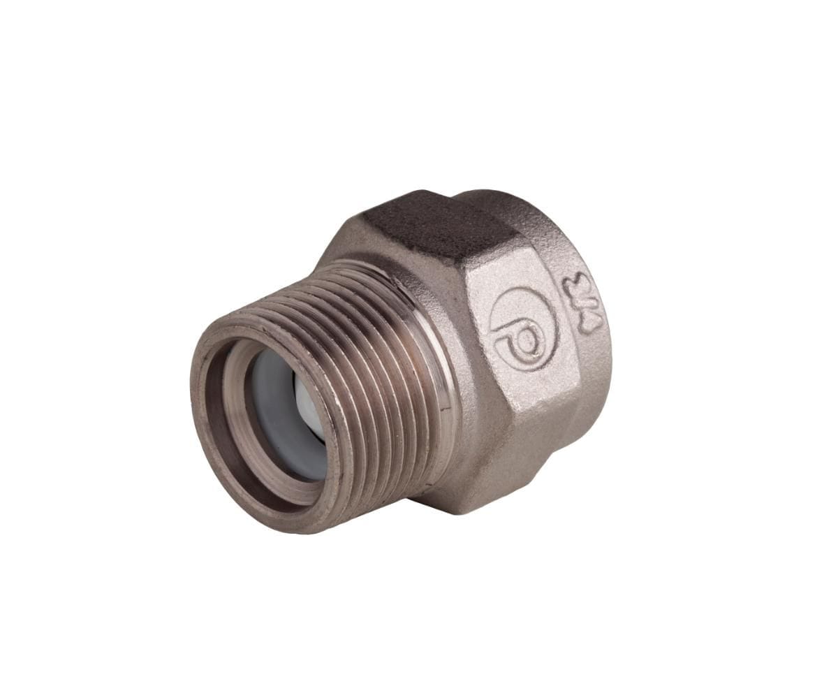 Kontraventil muffe/nippel TEA belagt messing 3/4