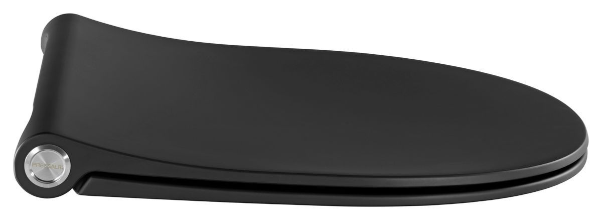 Pressalit Sway D mat sort med soft close og lift-off