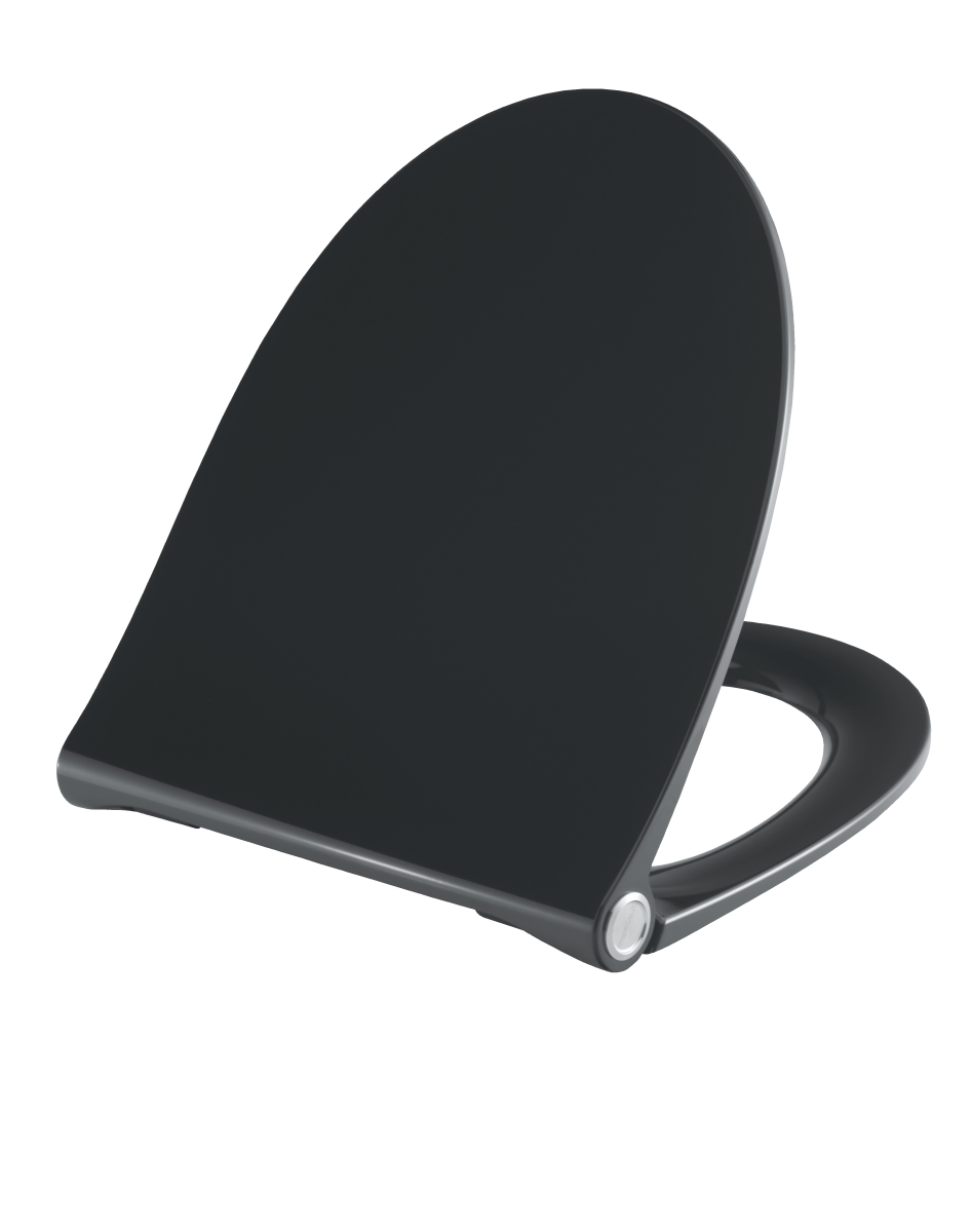 Pressalit Sway Norden toiletsæde sort Polygiene med soft close & lift-off - Billede 2
