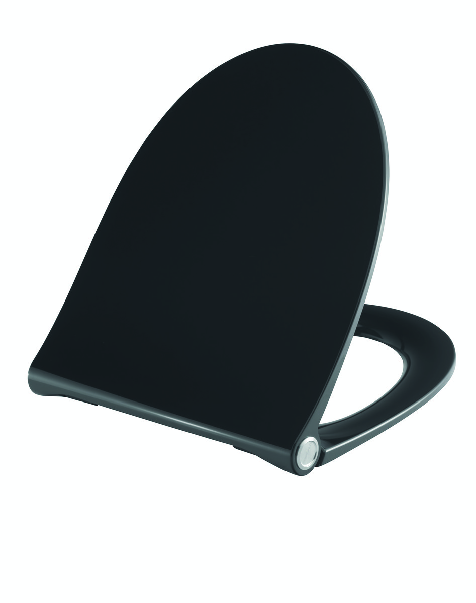 Pressalit Sway Norden toiletsæde sort Polygiene med soft close & lift-off - Billede 3