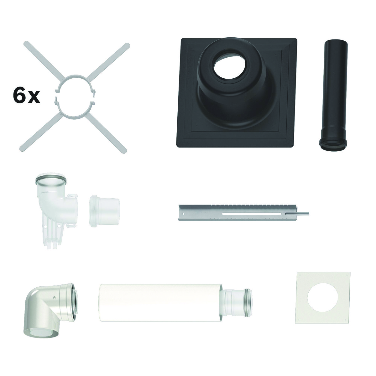 Bosch aftrækspakke C93x DN80/125 til skorsten - Robert Bosch - Bosch aftrækspakke C93x DN80/125 til skorsten
