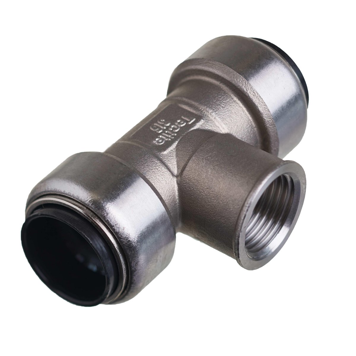 Roth tee rustfri stål 18 mm x 1/2" x 18 mm