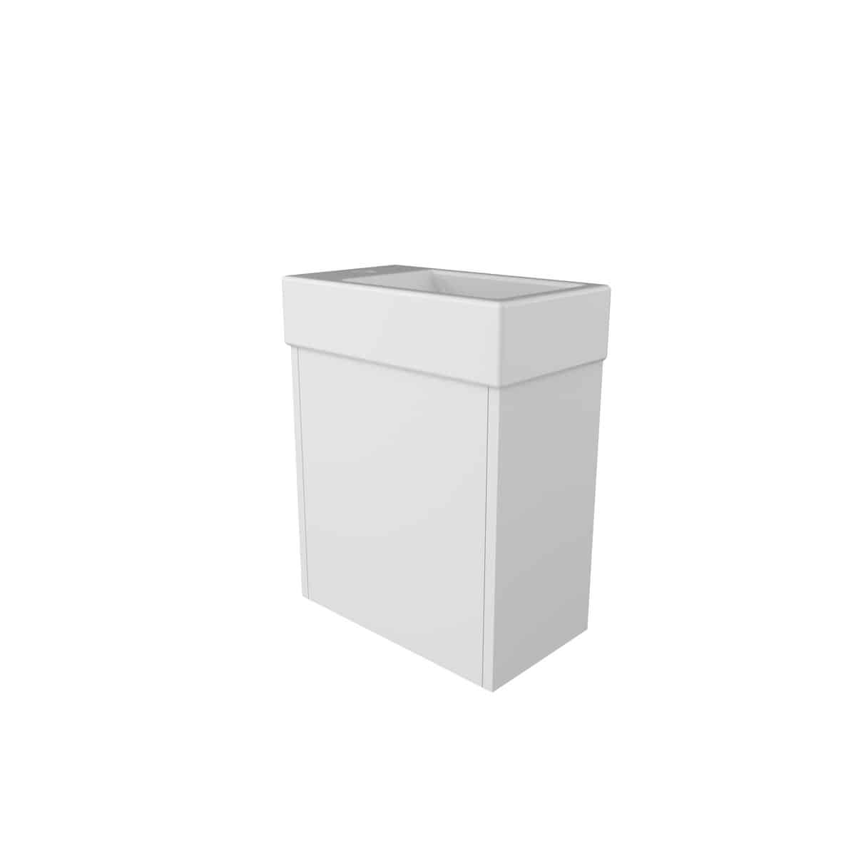 Sanibell Proline grebsfri vaskeskab 40x23cm, mathvid