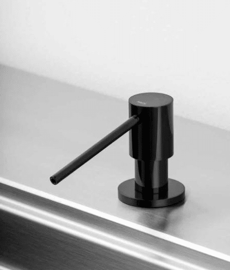 MGS Sæbedispenser - sort rustfrit stål