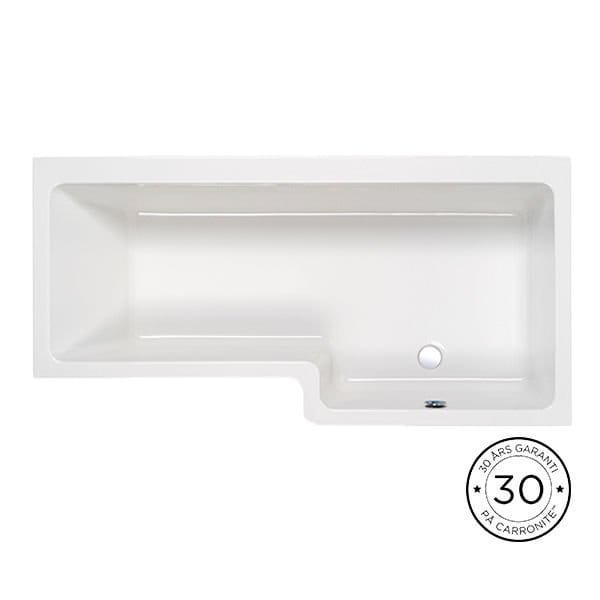Strømberg Quantum showerbath 1700 x 700/850 mm højre