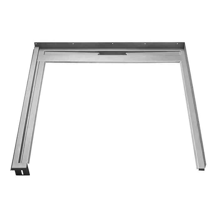 Unidrain ShowerLine fast modul venstrestillet brusevæg 900 x 800 mm - Unidrain - Unidrain ShowerLine fast modul venstrestillet brusevæg 900 x 800 mm