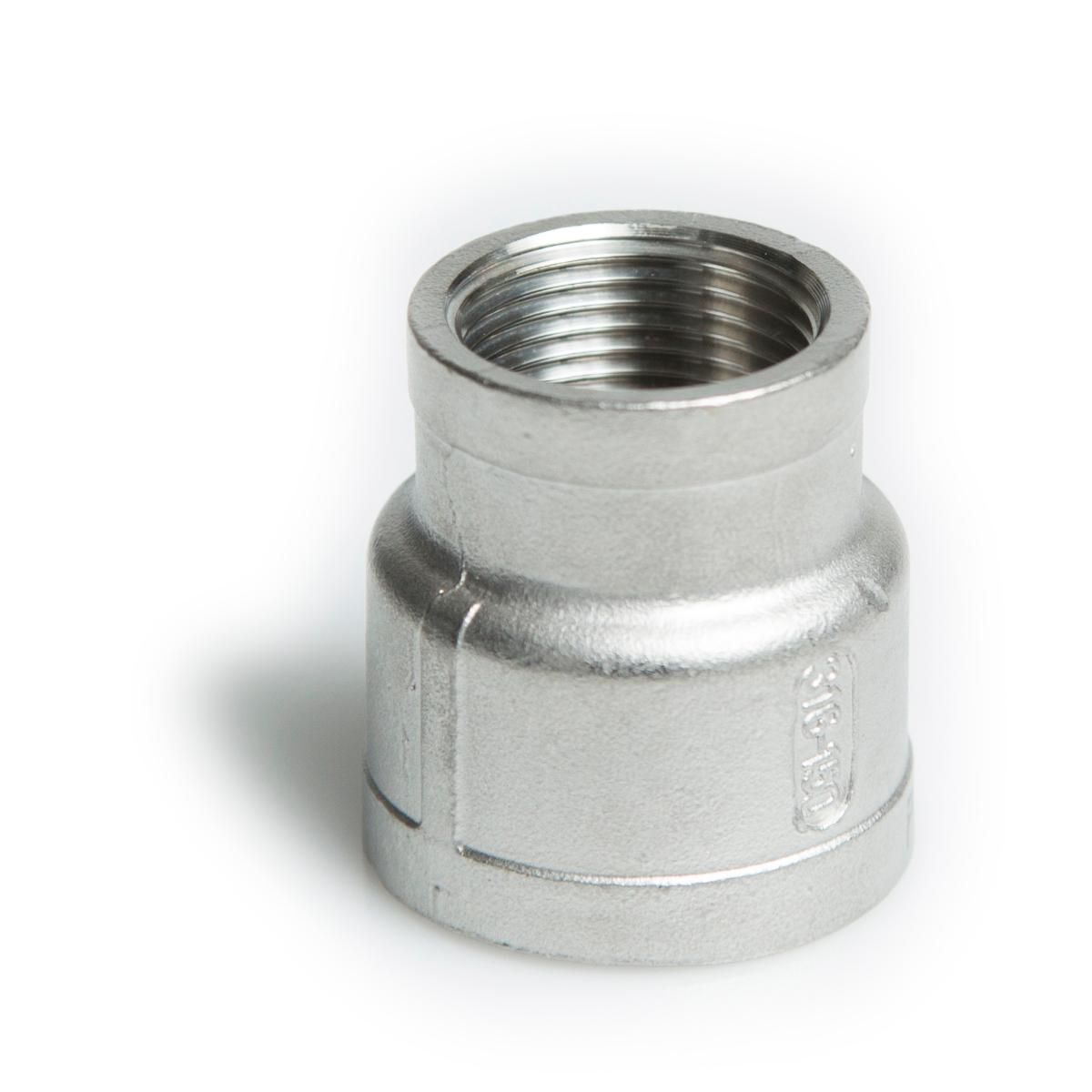 Formmuffe 1.4408, 20 bar 11/4x3/4