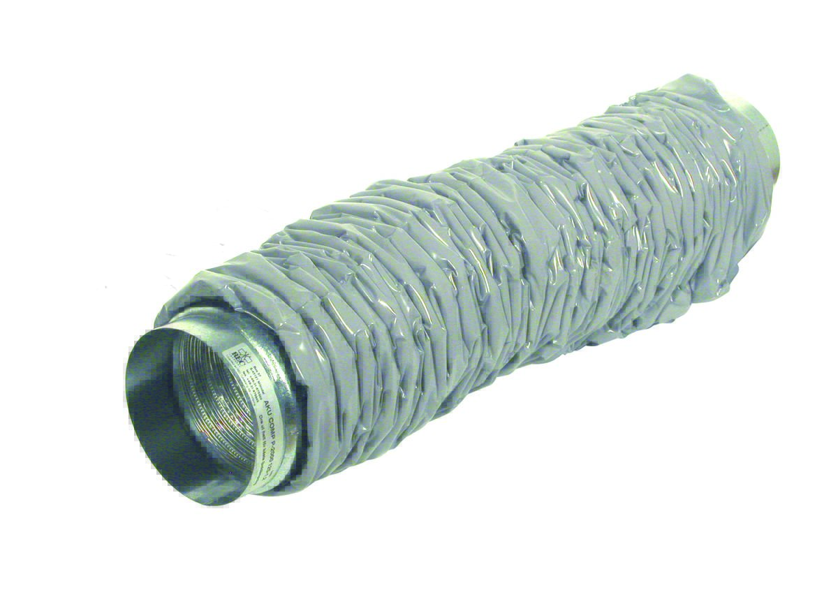Unite fleksibel lyddæmper 160 x 1200 mm 50 mm isolering