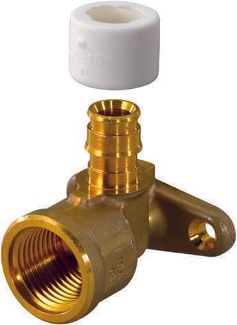 Uponor Smart Aqua dækvinkel Q&E 15 mm x 1/2" L=43 mm