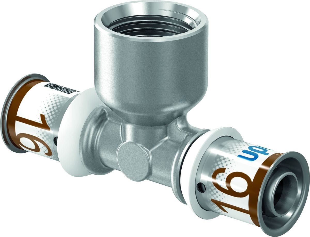 Uponor S-Press PLUS prestee muffe/muffe 25 mm x 1/2" - Uponor Wirsbo - Uponor S-Press PLUS prestee muffe/muffe 25 mm x 1/2"
