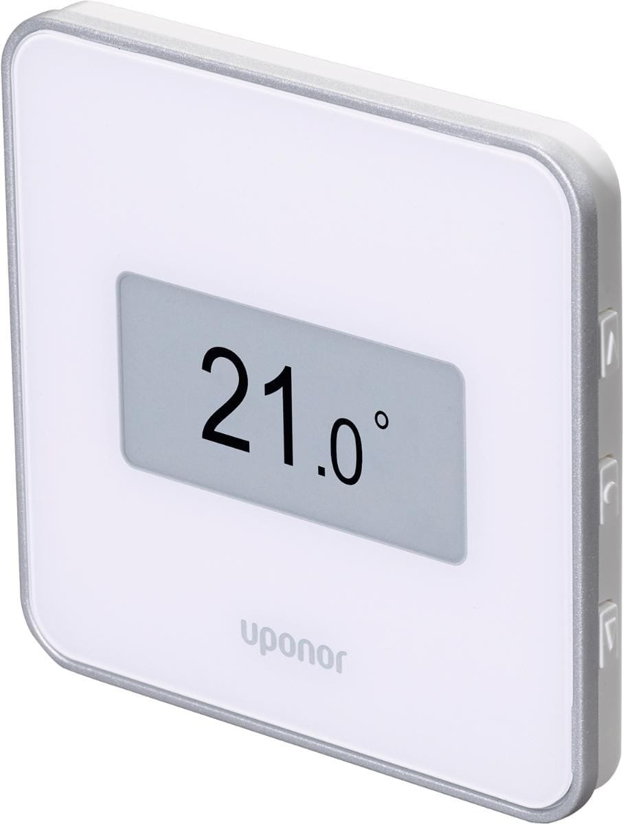 Uponor Smatrix Wave Style Digital termostat med RH hvid trådløs T-169