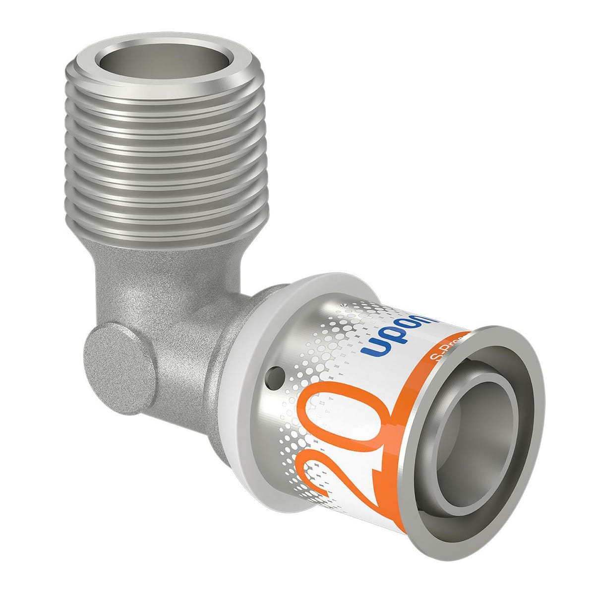 Uponor S-Press PLUS presvinkel 90° muffe/nippel 20 mm x 1/2" - Uponor Wirsbo - Uponor S-Press PLUS presvinkel 90° muffe/nippel 20 mm x 1/2" - Billede 2