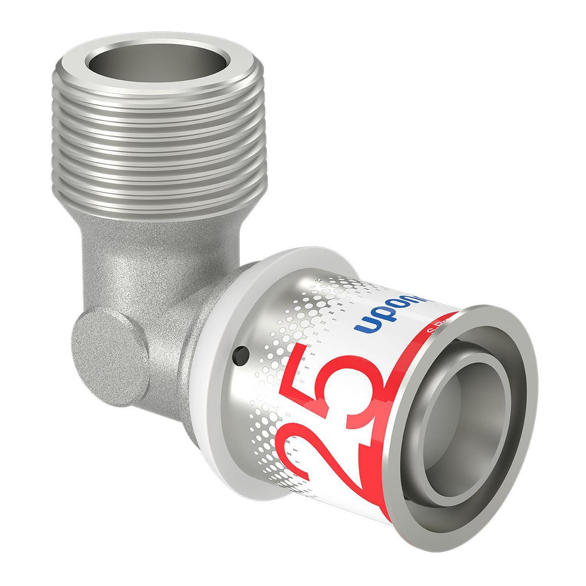 Uponor S-Press PLUS presvinkel 90° muffe/nippel 25 mm x 3/4"