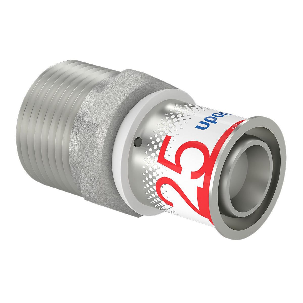 Uponor S-Press PLUS preskobling muffe/nippel 25 mm x 1" - Uponor Wirsbo - Uponor S-Press PLUS preskobling muffe/nippel 25 mm x 1" - Billede 2