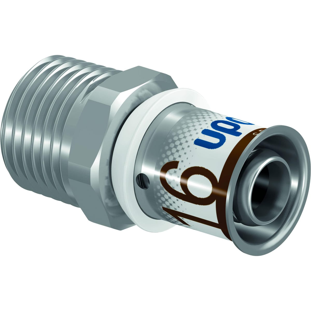 Uponor S-Press PLUS preskobling muffe/nippel 32 mm x 1" - Uponor Wirsbo - Uponor S-Press PLUS preskobling muffe/nippel 32 mm x 1" - Billede 2
