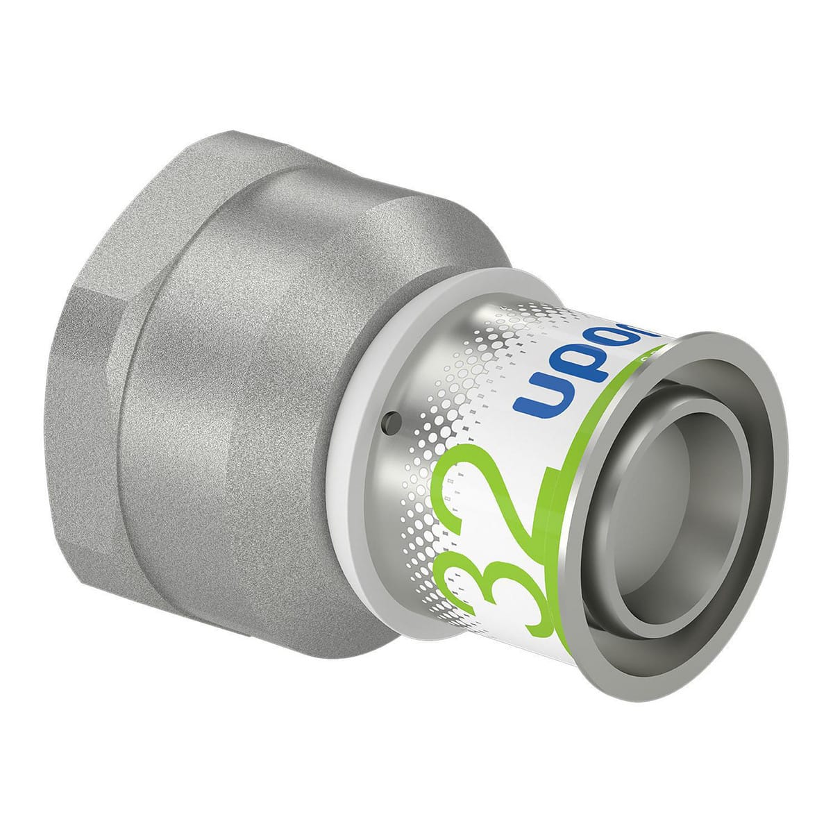 Uponor S-Press PLUS preskobling muffe/muffe 32 mm x 1 1/4" - Uponor Wirsbo - Uponor S-Press PLUS preskobling muffe/muffe 32 mm x 1 1/4" - Billede 2