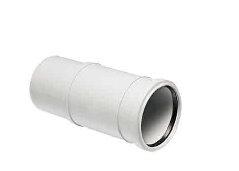 Uponor Decibel ekspansionsrør 110 mm med 1 muffe - Uponor - Uponor Decibel ekspansionsrør 110 mm med 1 muffe