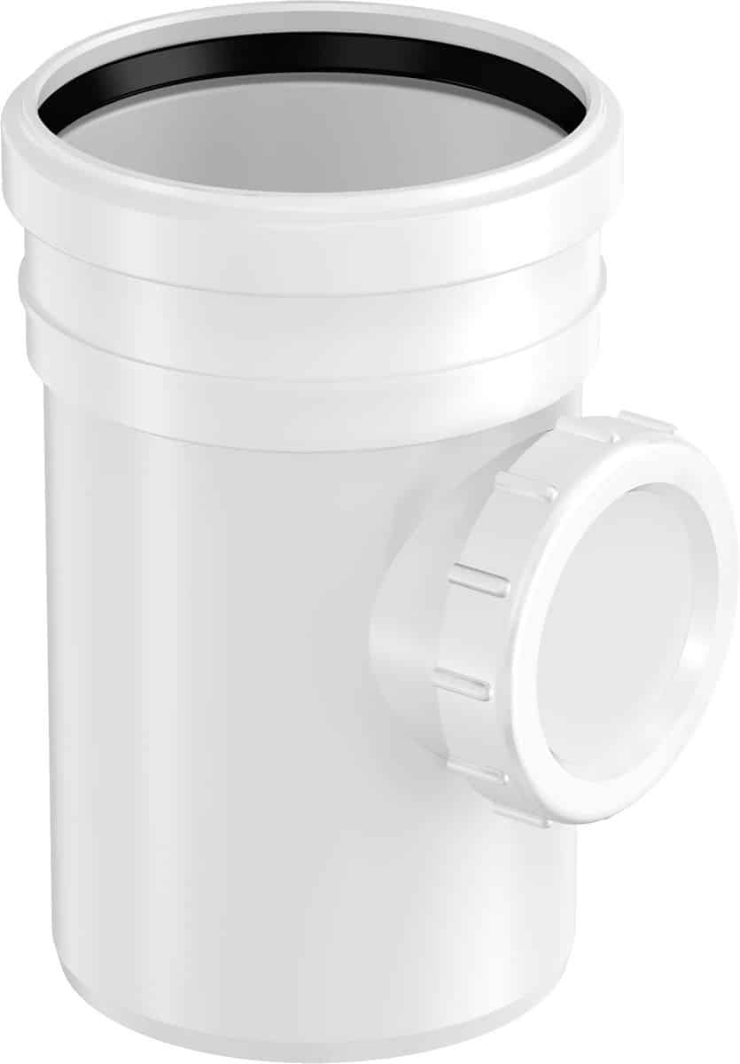Uponor Decibel renserør 160 mm med 1 muffe - Uponor - Uponor Decibel renserør 160 mm med 1 muffe - Billede 2