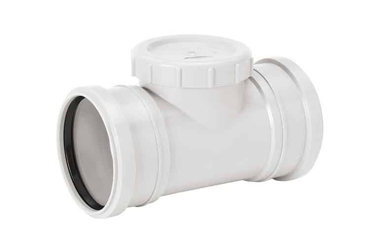 Uponor Decibel renserør 75 mm med 2 muffer - Uponor - Uponor Decibel renserør 75 mm med 2 muffer