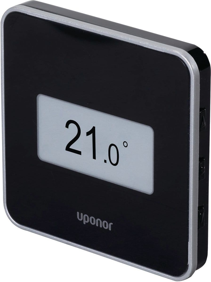 Uponor Smatrix Wave Style Digital termostat med RH sort trådløs T-169 - Uponor Wirsbo - Uponor Smatrix Wave Style Digital termostat med RH sort trådløs T-169 - Billede 2